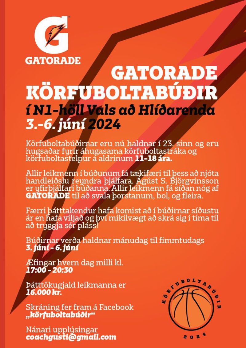 Gatorade Körfuboltabúðirnar í N1 Höllinni í 23. skipti preview image