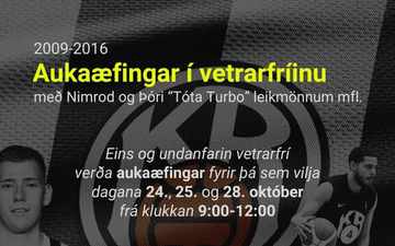 Körfuboltabúðir á Meistaravöllum í vetrarfríi grunnskólanna preview image