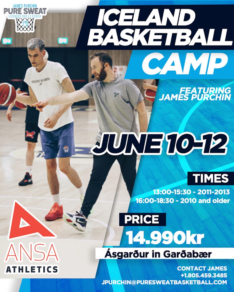 James Purchin Pure Sweat á Ísafirði og í Garðabæ preview image