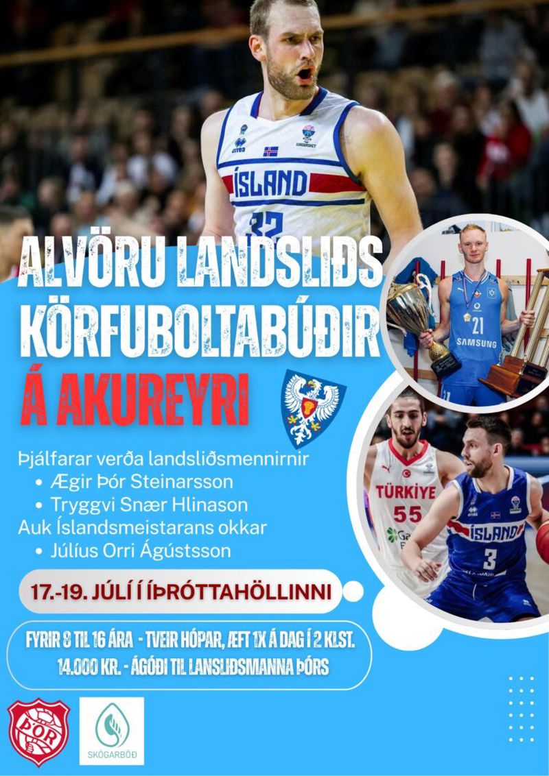 Körfuboltabúðir á Akureyri 17.–19. júlí 2025 preview image