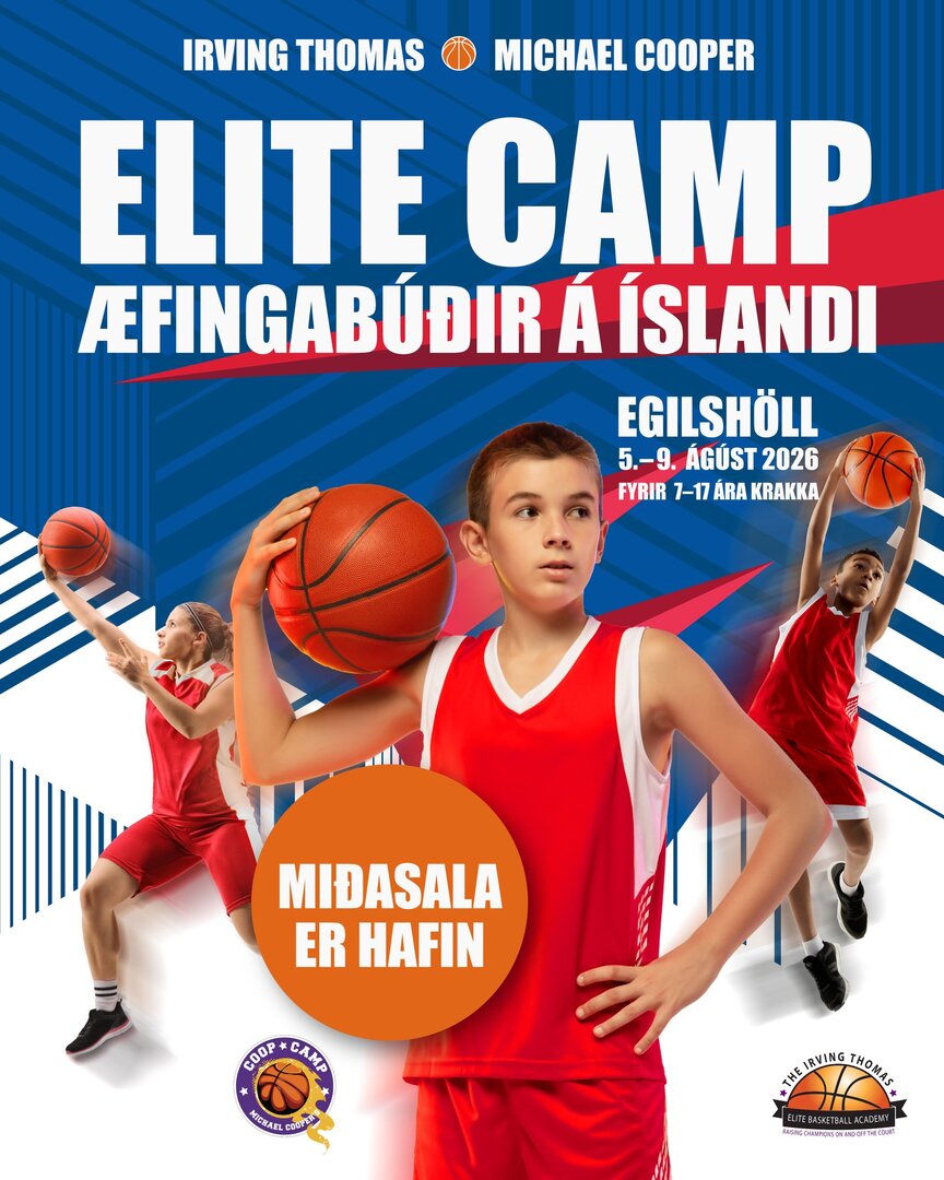 Elite Camp Iceland 5.–9. ágúst í Egilshöll preview image