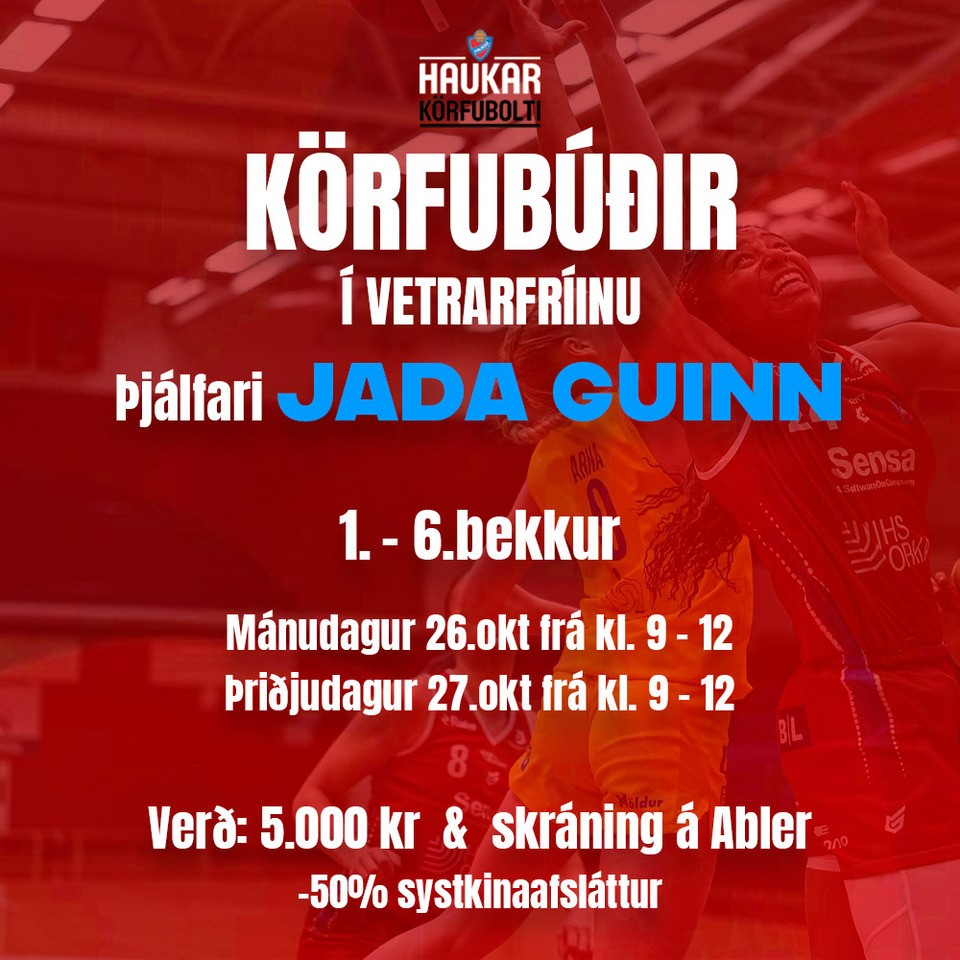 Körfuboltabúðir með Jada Guinn