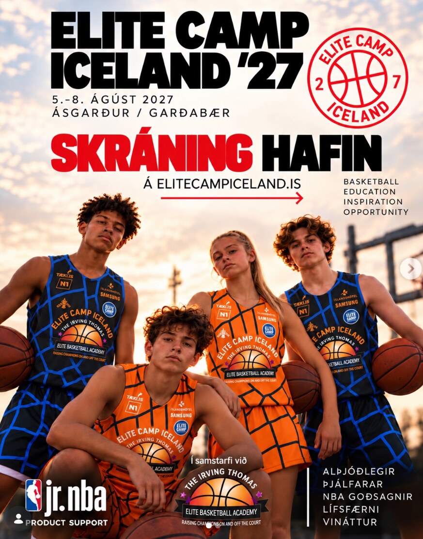 Elite Camp Iceland 2027 5.–8. ágúst í Ásgarði, Garðabæ
