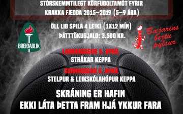 Bæjarins beztu körfuboltamót Breiðabliks 5.–6. apríl preview image