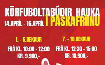 Körfuboltabúðir Hauka 14.–16. apríl preview image